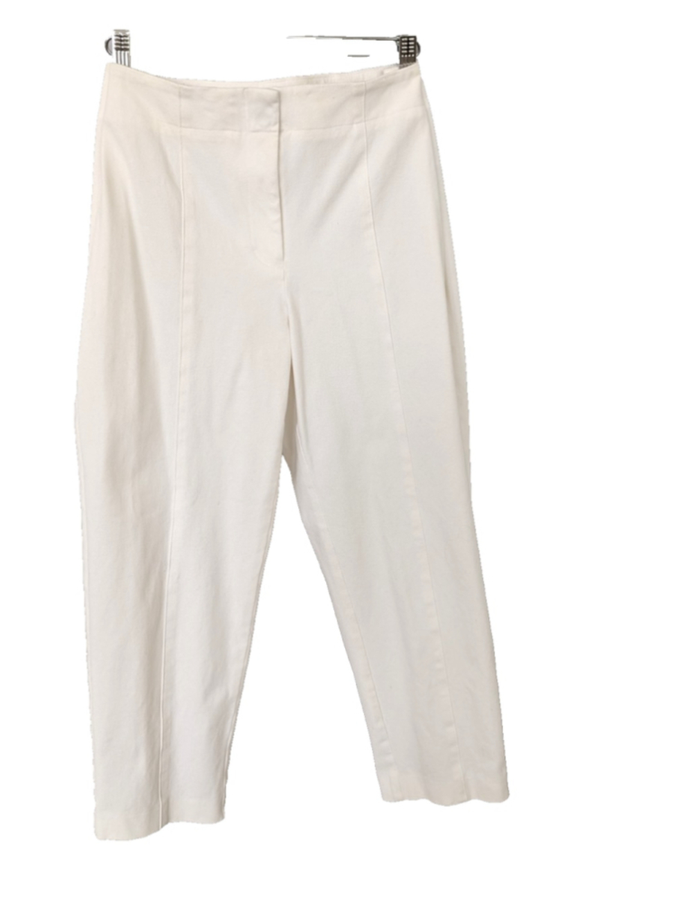 Chico's Slim Leg White Crop Pants Size 0.5 (S/M)